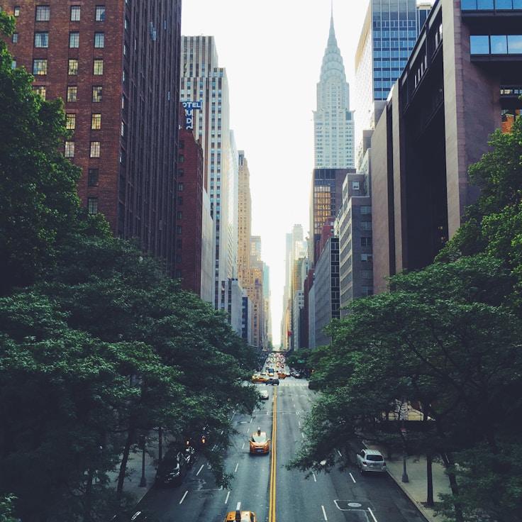 Families relaxing in a mall food court area